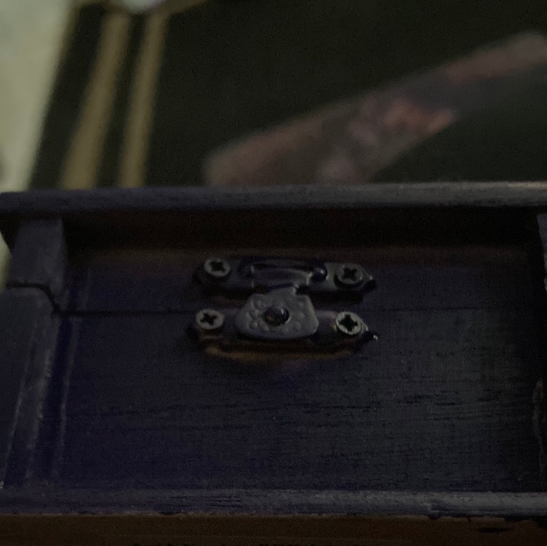 Hi gloss purple chest