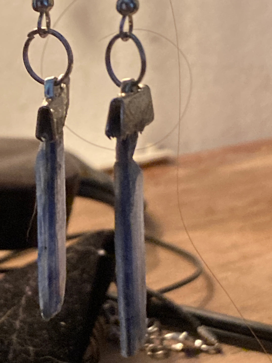 Kyanite earrings