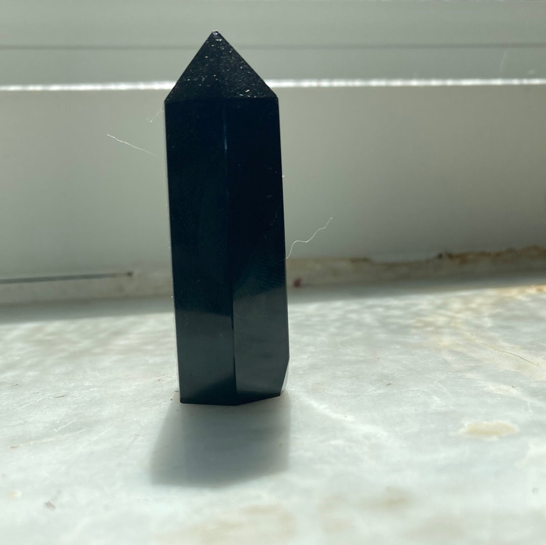 Black obsidian