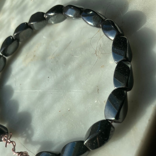 Hematite bracelet